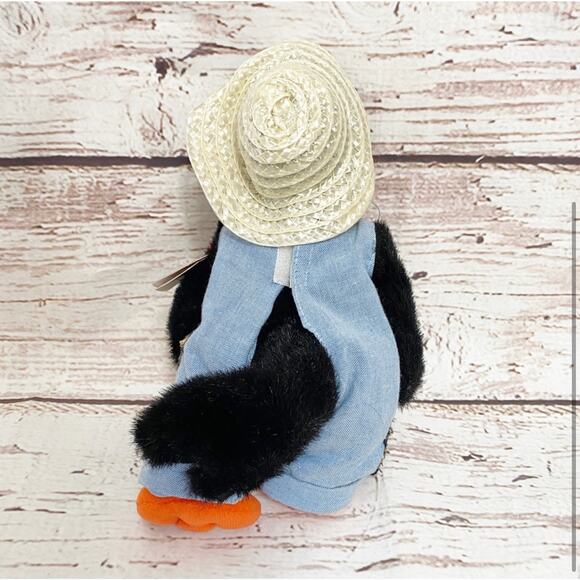 TY BEANIE BABY Cawley Crow Stuffed Toy Plush 8" - Picture 2 of 4